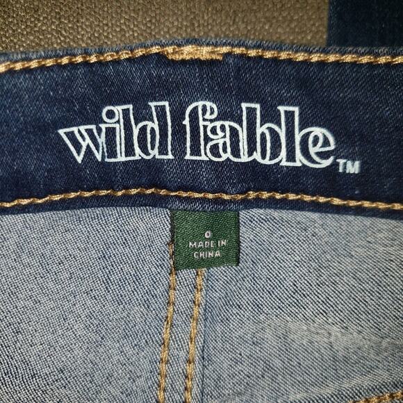 Wild Fable‎ Women's Dark Wash Size 0 High Rise Skinny Jeans - Picture 4 of 5